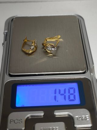 Pendientes Oro 18k con Diamantes