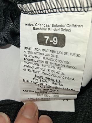 Disfraz de Esqueleto para Niños
