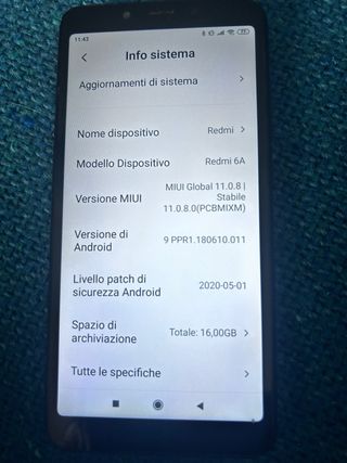 Xiaomi Redmi 6A 16GB Dual SIM