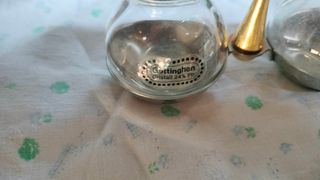 Saliera e Pepiera Gottinghen Vetro e Metallo