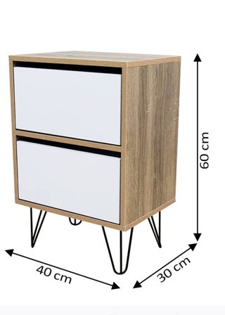 Mesita de Noche Pino