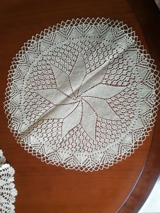 Set 3 centrini fatti a mano