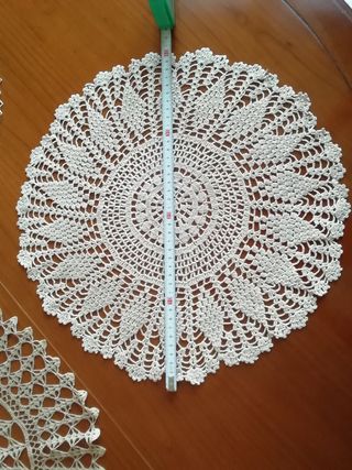 Set 3 centrini fatti a mano