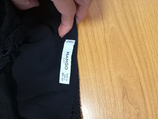 Mono Mango Negro Talla S