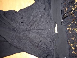 Mono Mango Negro Talla S