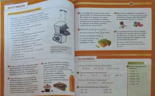 libros 4 primaria matemáticas, 2 y 3 trimestre