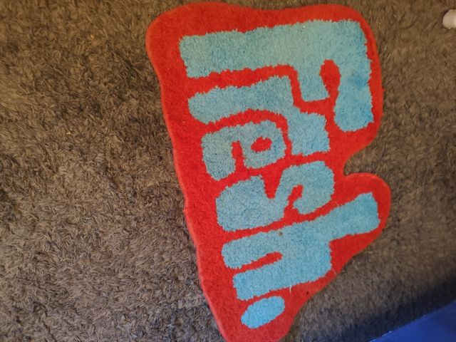 Alfombra Fresh Roja y Azul