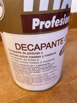 Decapante Gel Titan Profesional
