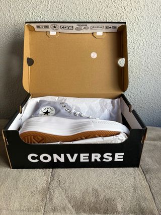 Converse plataforma azul talla 38 sin estrenar