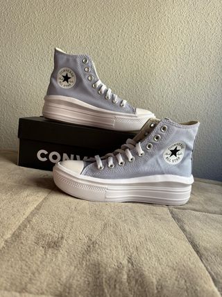 Converse plataforma azul talla 38 sin estrenar