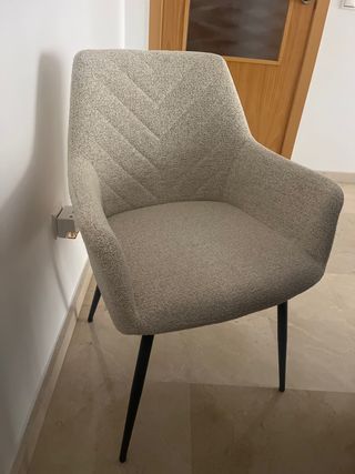 Silla Jysk Beige/Gris