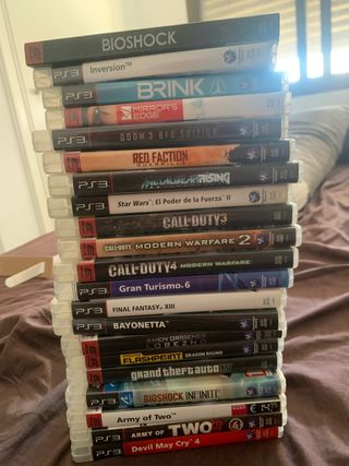 Lote 20 Juegos PS3 Acción, Carreras, RPG, Shooter