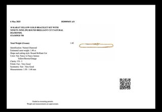 Pulsera Oro 18k Diamantes Naturales Mujer