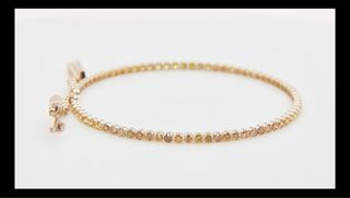 Pulsera Oro 18k Diamantes Naturales Mujer