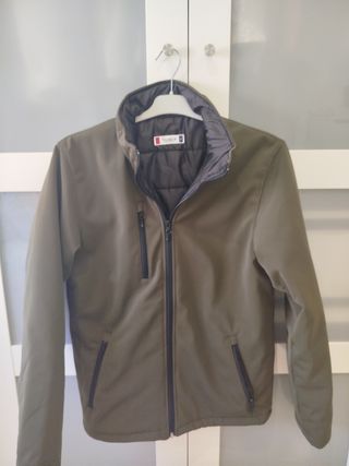 Chaqueta Clique Hombre Talla S Verde Oliva.