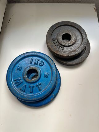 Mancuerna 10.5kg con discos