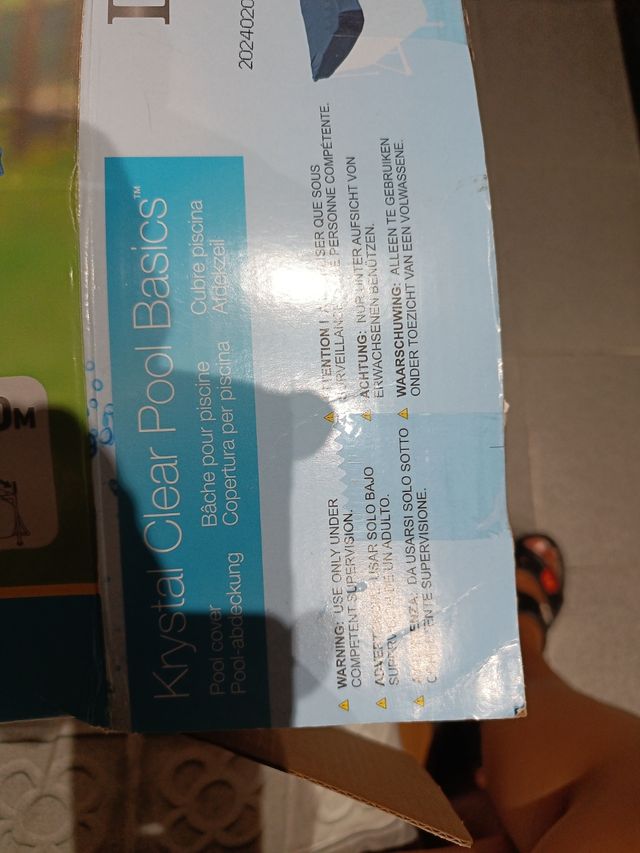 Protector Piscina Intex Krystal Clear 4.50m x 2.20