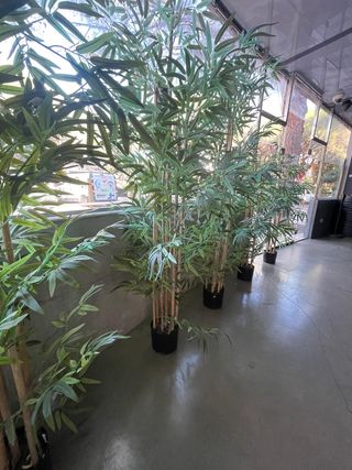 Bambú artificial decorativo