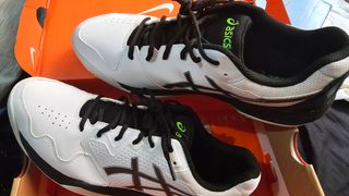 Zapatillas Asics Gel T47 Hombre Blancas/Negras