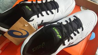 Zapatillas Asics Gel T47 Hombre Blancas/Negras