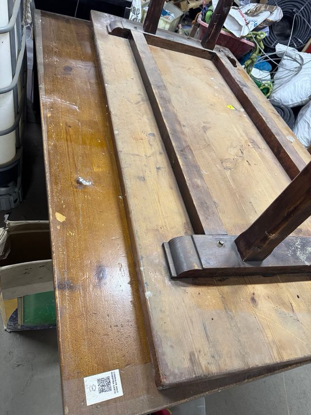 Tavolo rustico in legno 90x180 cm