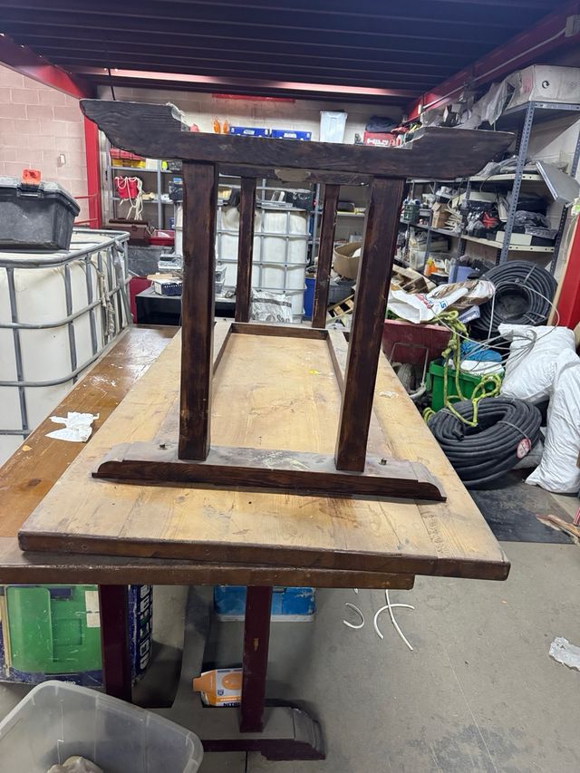 Tavolo rustico in legno 90x180 cm