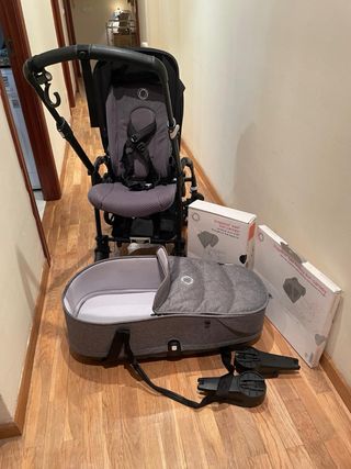 Bugaboo Bee 6 gris chasis negro