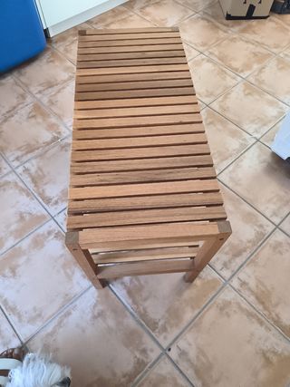Banco de madera Ikea Molger