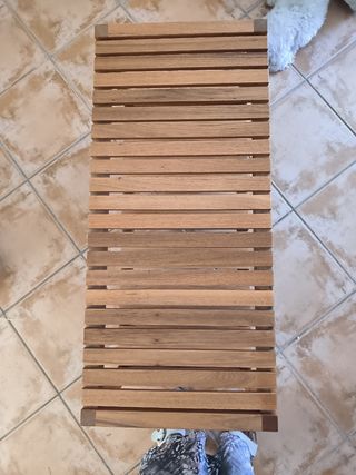Banco de madera Ikea Molger
