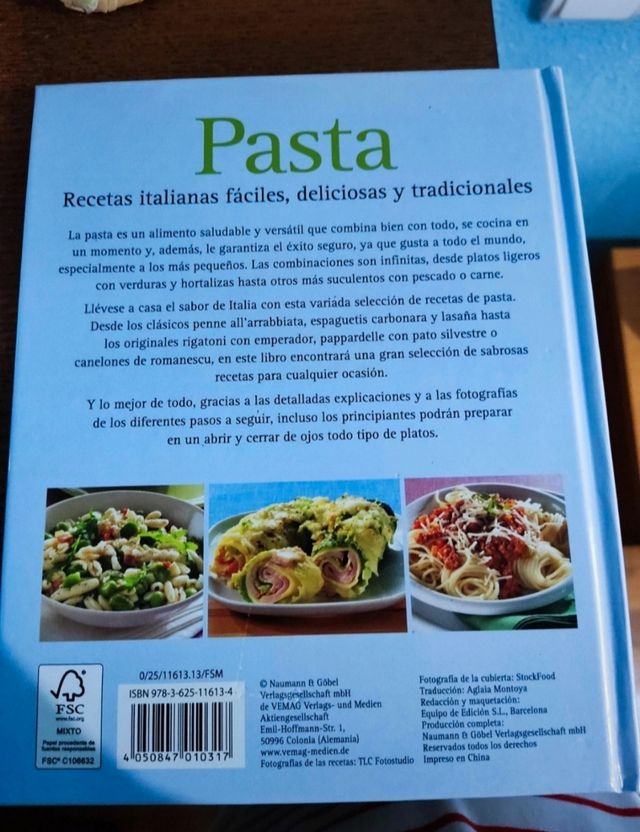 Infinidad de recetas de pasta