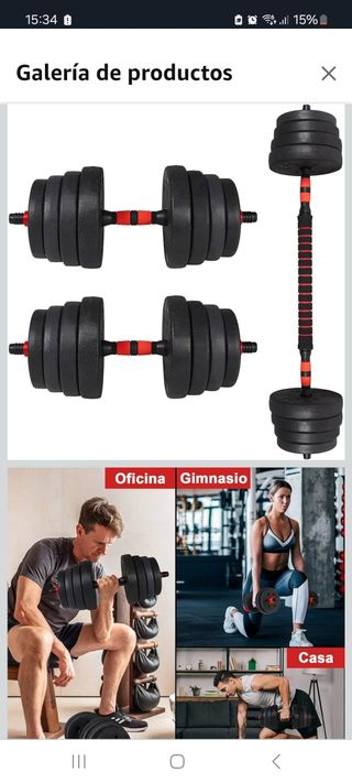 Mancuernas Ajustables 50kg