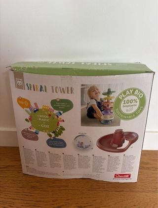 Torre Espiral Juguete Bebé 12m+ hasta 4 años.