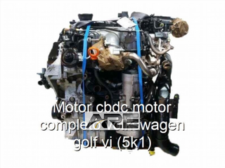 Motor cbdc motor completo volkswagen golf