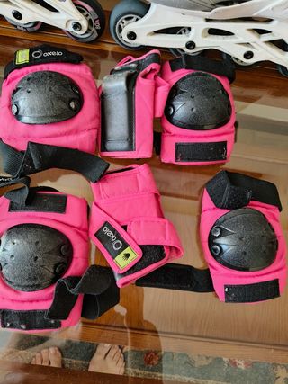 Patines en línea Oxelo  y proteccines