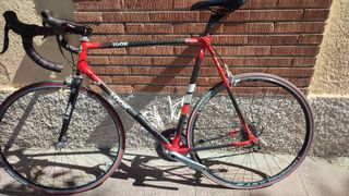 Bicicleta Look Roja y Negra
Super ligera 