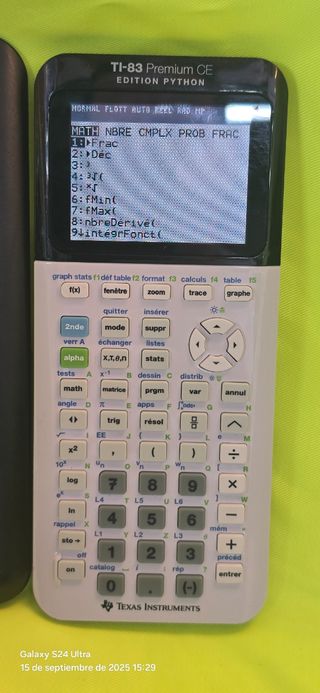 Calculadora TI-83 Premium CE Python