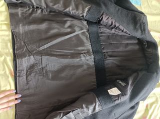 Abrigo lana azul marino