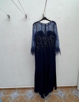Vestido de madrina azul