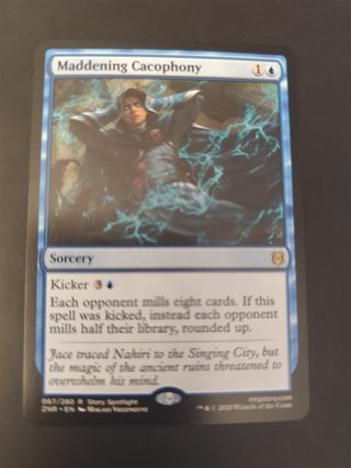 Maddening Cacophony MTG Carta de Juego