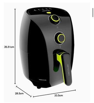 Freidora Cecotec Negra
