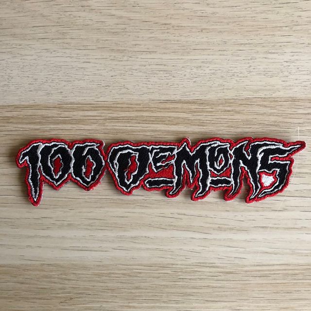 100 DEMONS logo patch toppa