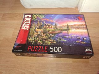 Puzzle KS Games Cottage Lakeside Cabin 500