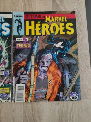 Spiderman en Marvel héroes