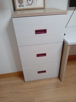 Cama nido con 4 cajones y escritorio