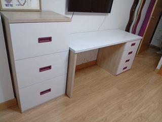 Cama nido con 4 cajones y escritorio