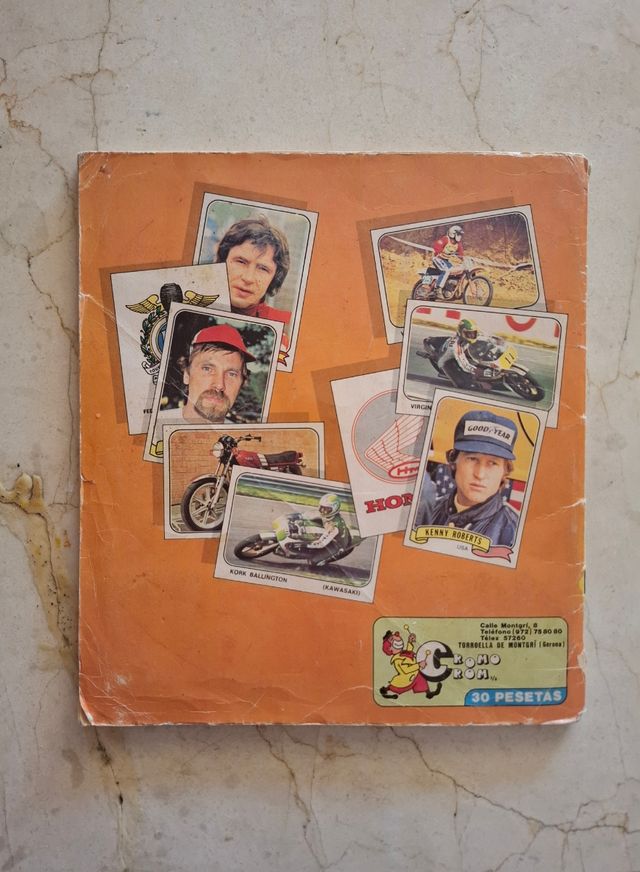 Álbum Panini Moto Sport 1980