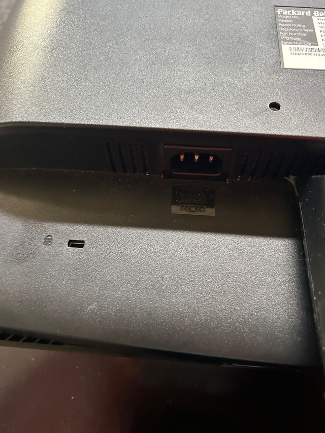 Packard Bell Monitor Negro