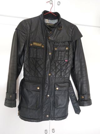 Cazadora Belstaff Gold Mujer Negra