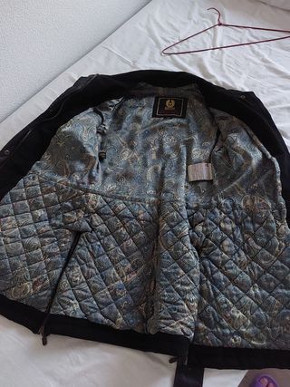Cazadora Belstaff Gold Mujer Negra