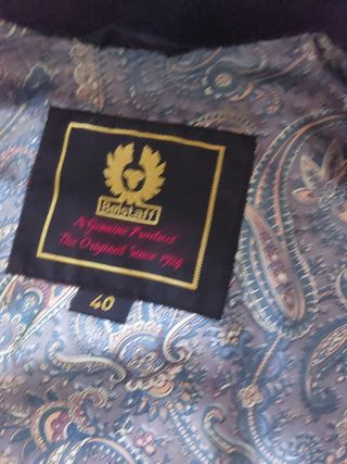 Cazadora Belstaff Gold Mujer Negra